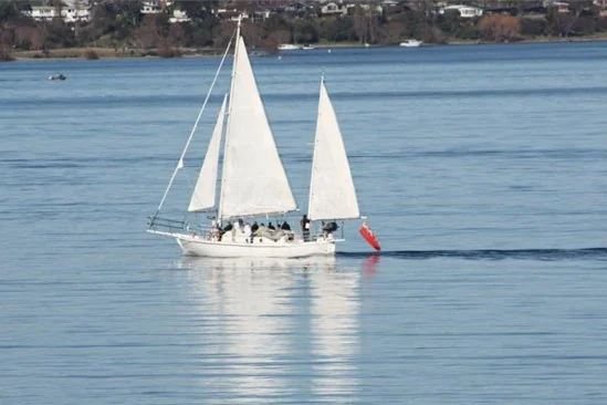 Sailing on Lake Taupō